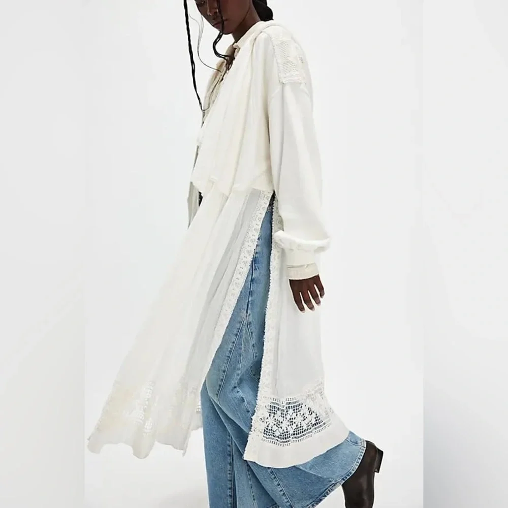 Free People • Float On Duster Hooded Cardigan